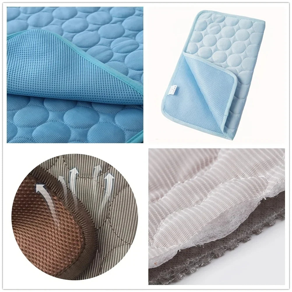 Cooling Mat for Dogs and Cats - Extra Large Summer Pet Bed