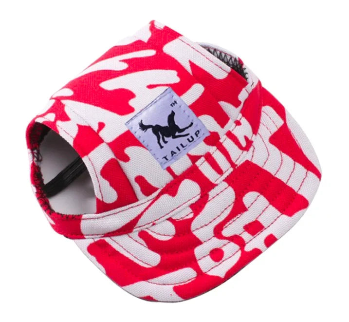 Fashion Print Pet Baseball Cap for Dogs & Cats