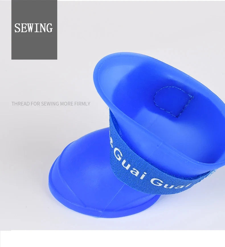 Silicone Waterproof Dog Rain Boots