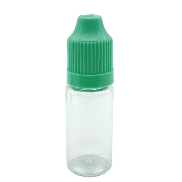 10ML Plastic Dropper Bottles - 100 Pack with Childproof Caps & Precision Tips