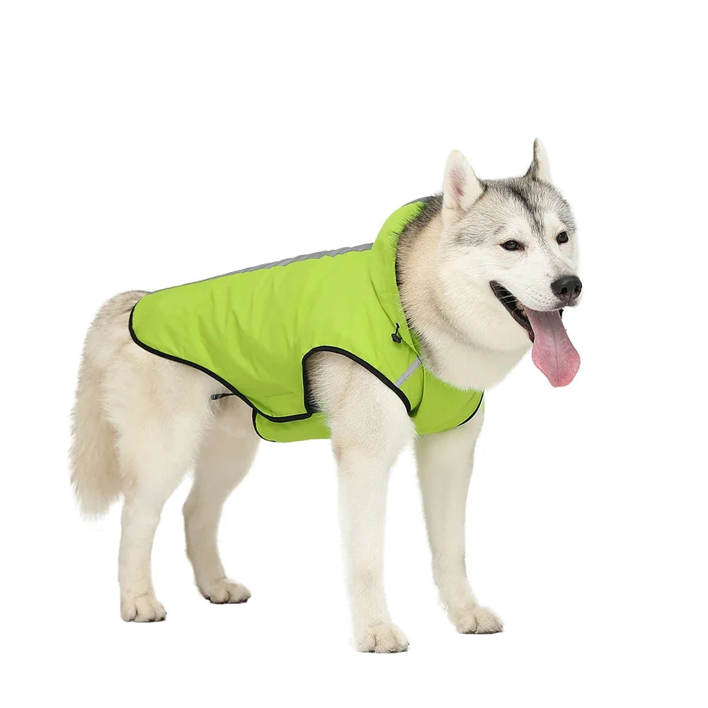 Reflective Waterproof Dog Raincoat Jacket