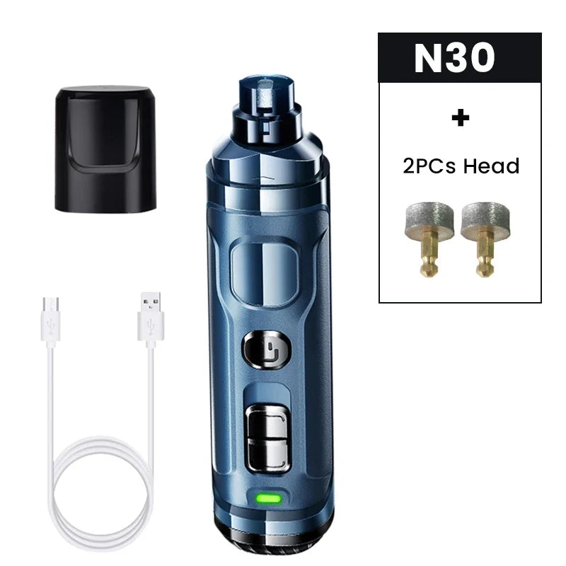 Electric Pet Nail Grinder - Rechargeable Nail Clipper for Dogs and Cats