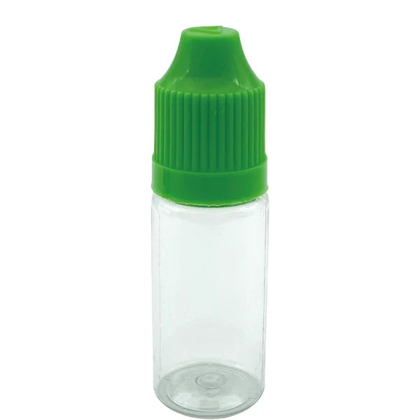 10ML Plastic Dropper Bottles - 100 Pack with Childproof Caps & Precision Tips