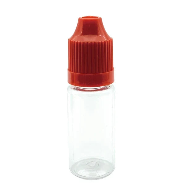 10ML Plastic Dropper Bottles - 100 Pack with Childproof Caps & Precision Tips