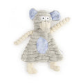 Corduroy Squeaky Dog Toy — Rabbit, Mouse & Cow Designs