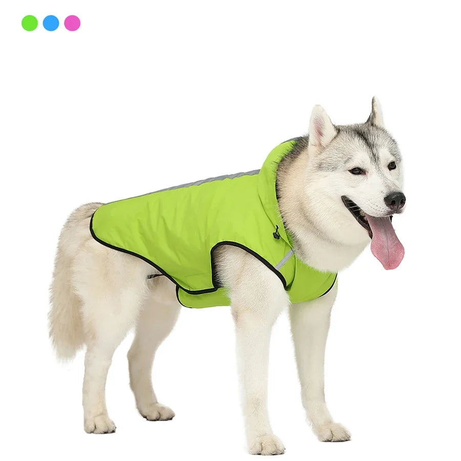 Reflective Waterproof Dog Raincoat Jacket