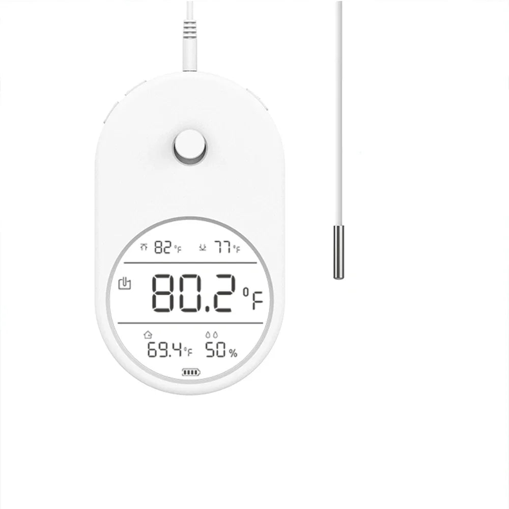 3-in-1 Digital Aquarium Thermometer with LCD Screen & Temperature Alarm