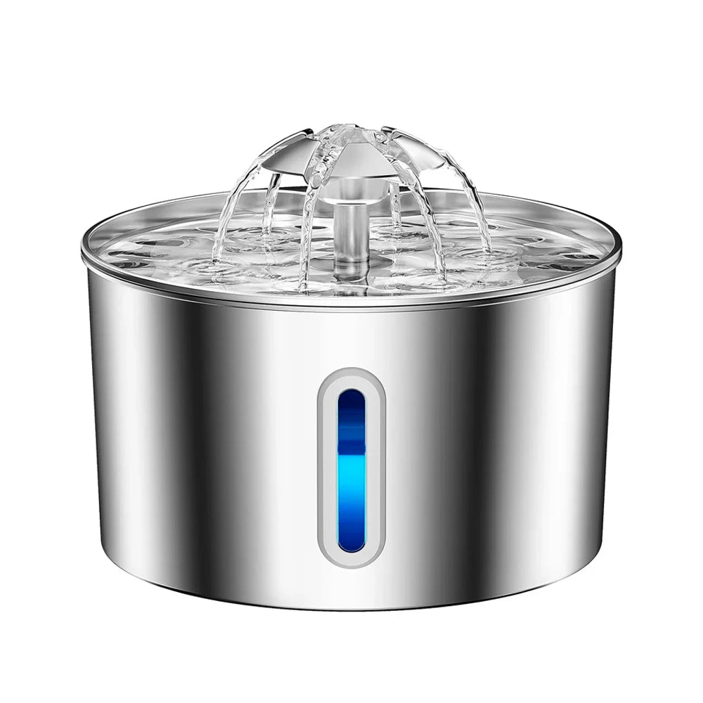 2.2L Stainless Steel Smart Pet Water Fountain