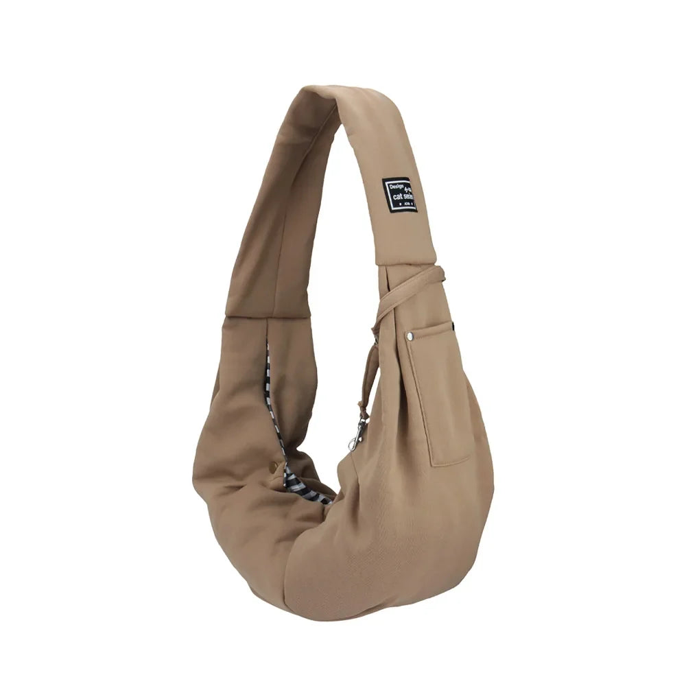 Portable Pet Shoulder Carrier Bag with Phone Pocket
