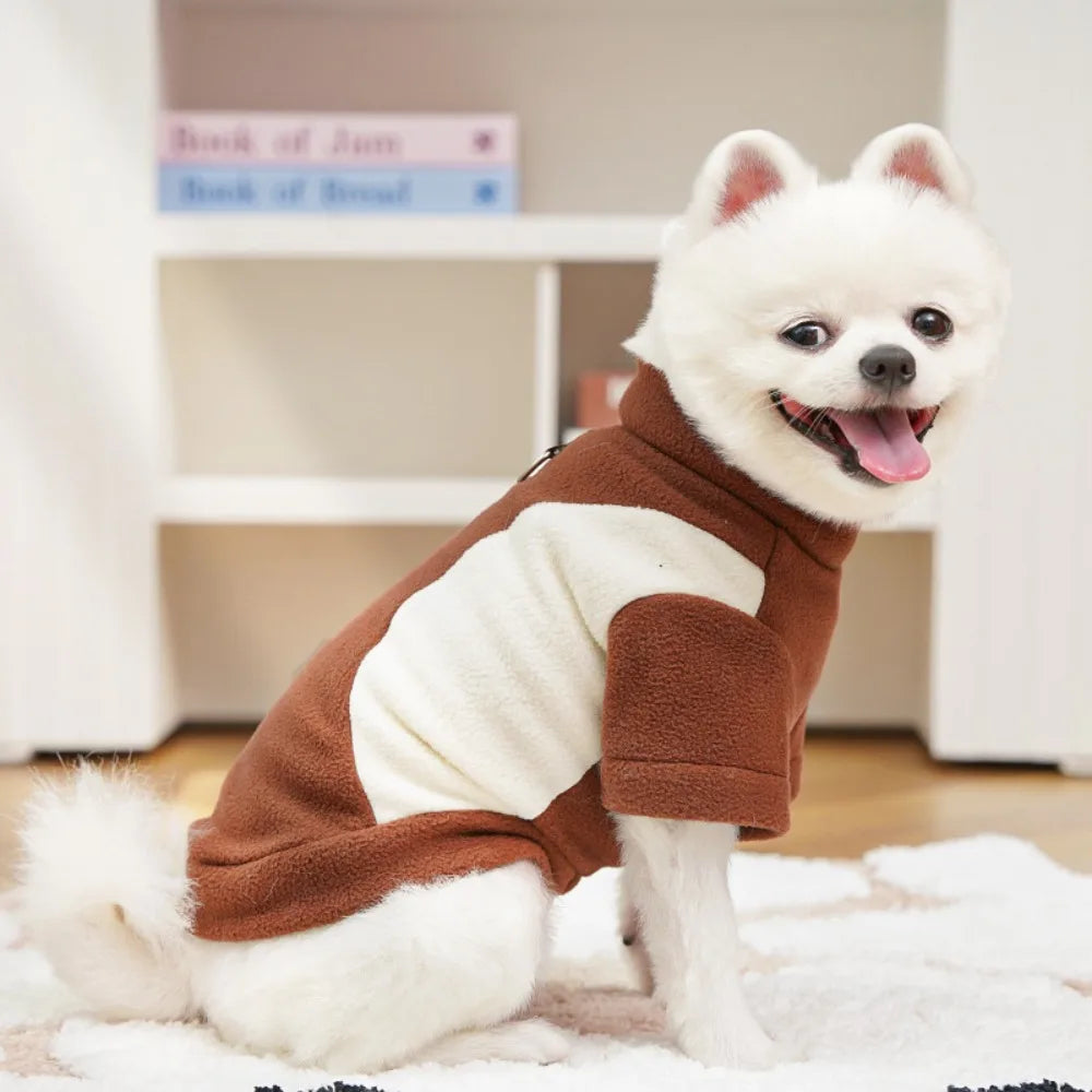 Soft Fleece Dog Hoodie & Warm Winter Coat