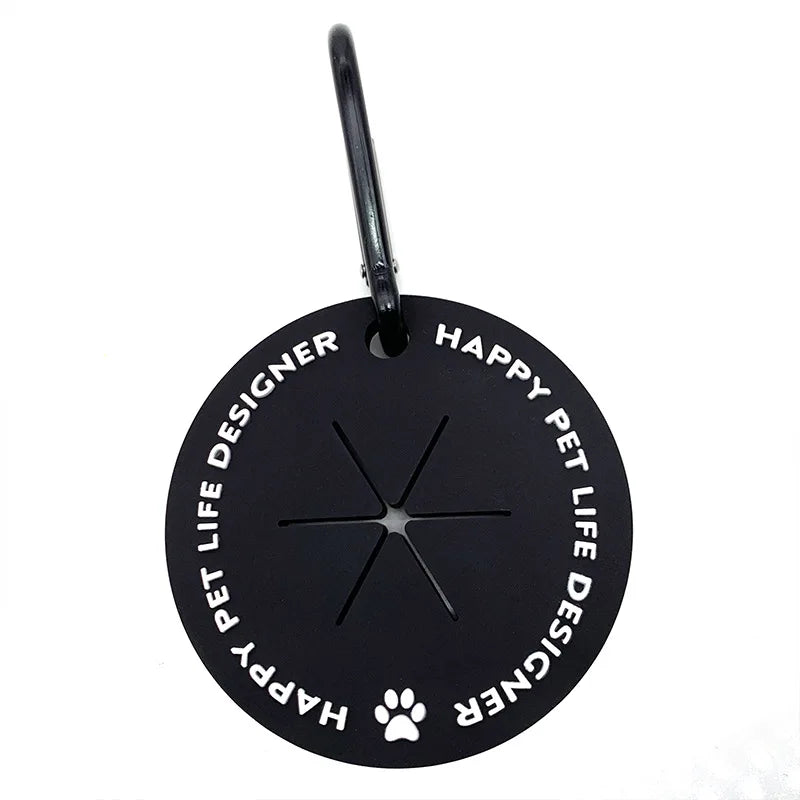 Dog Poop Bag Dispenser with Hands-Free Clip