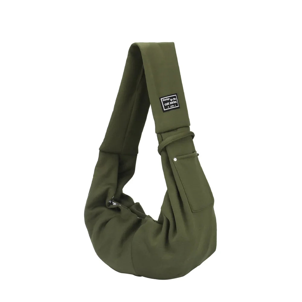 Portable Pet Shoulder Carrier Bag with Phone Pocket