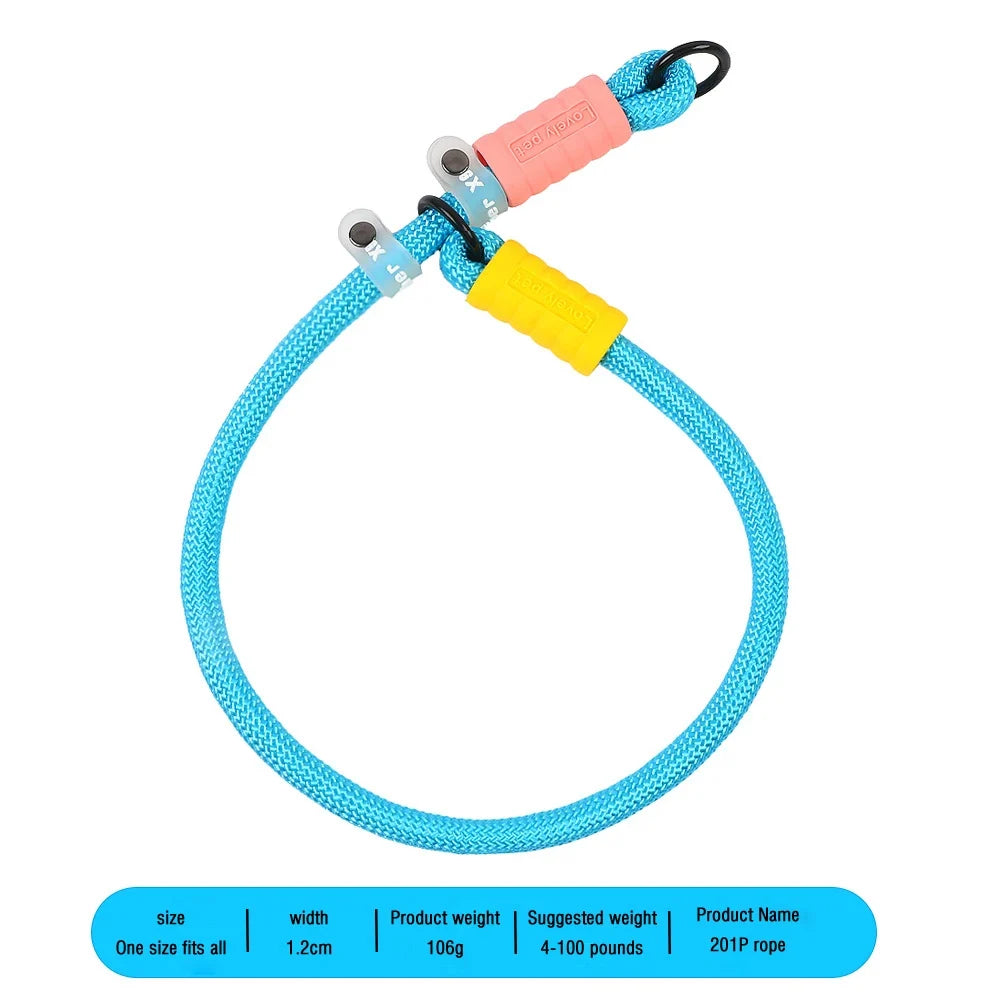Anti-Slip Nylon Dog Lead — Lightweight & Wear-Resistant
