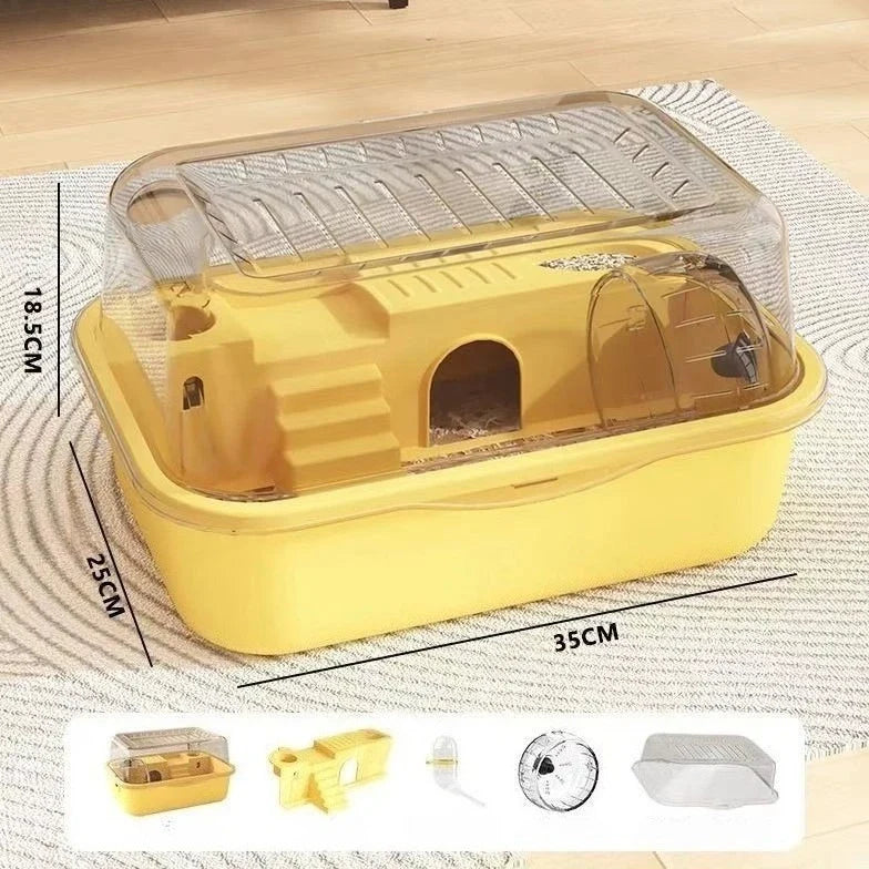 Large Hamster Cage with Acrylic Panels