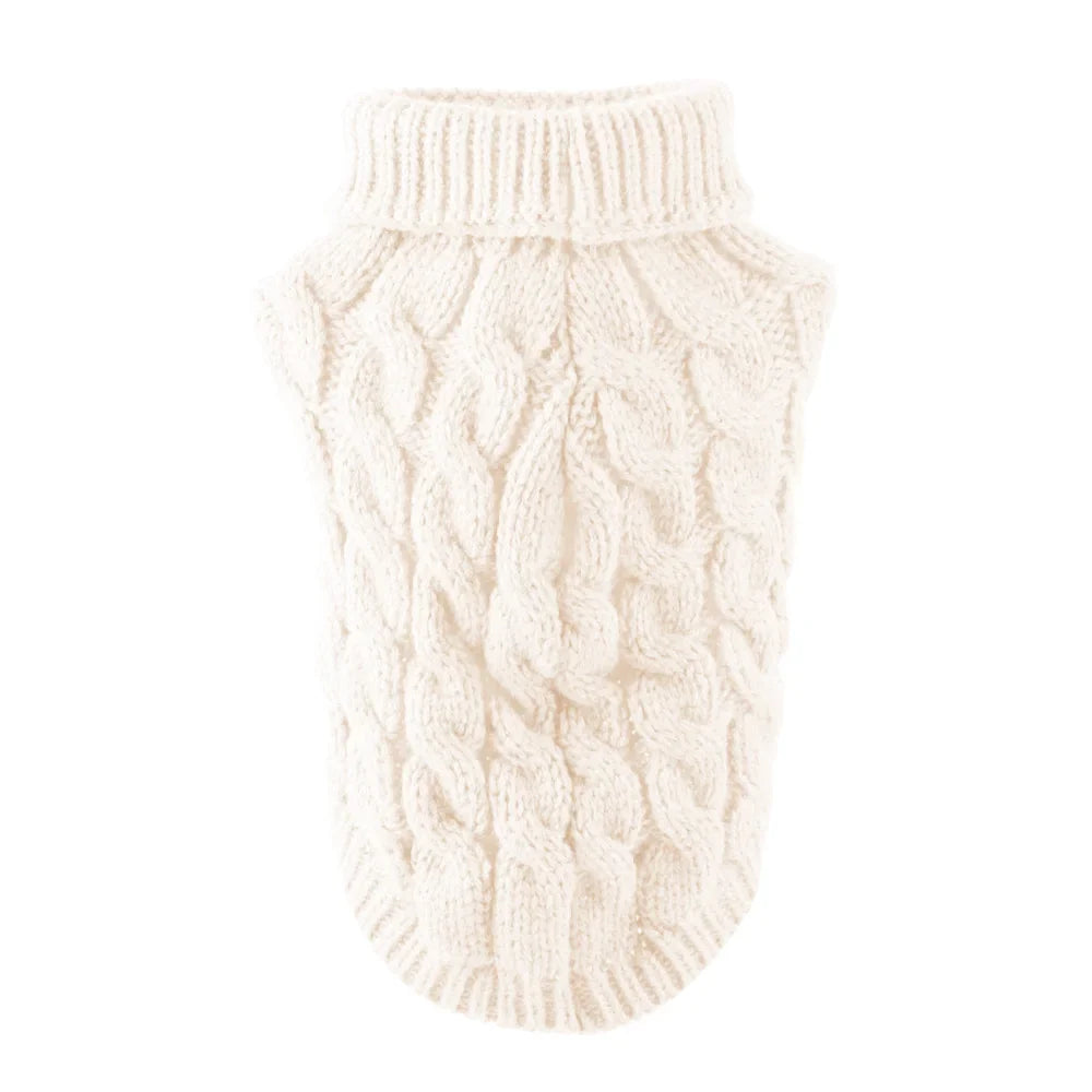 Knitted Pet Sweater for Cats & Small Dogs — 7 Colours, XS–XL