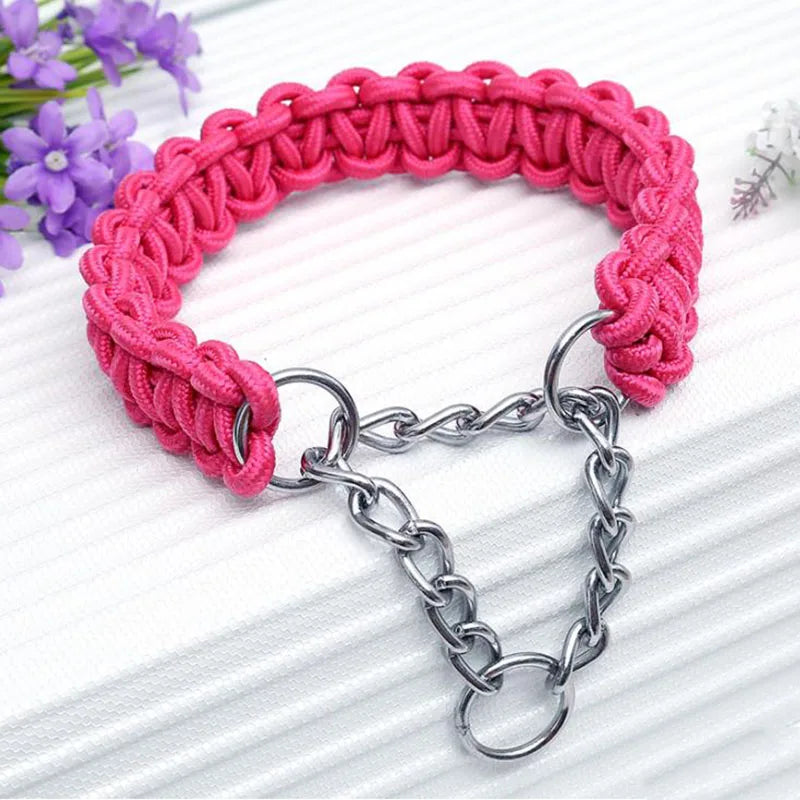 Durable Nylon Dog Collar for Medium to Large Dogs