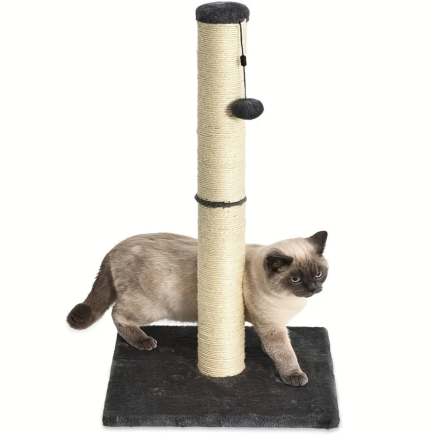 Double-Tier Sisal Cat Scratching Post & Climbing Frame