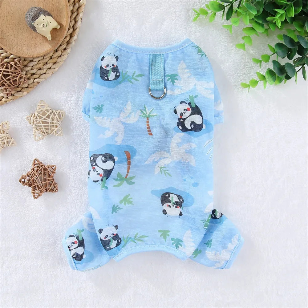 Breathable Mesh Cooling Jumpsuit for Small & Medium Dogs & Cats