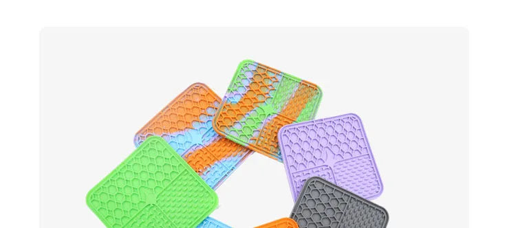 Silicone Lick Mat for Dogs — Slow Feeder & Bath Distraction