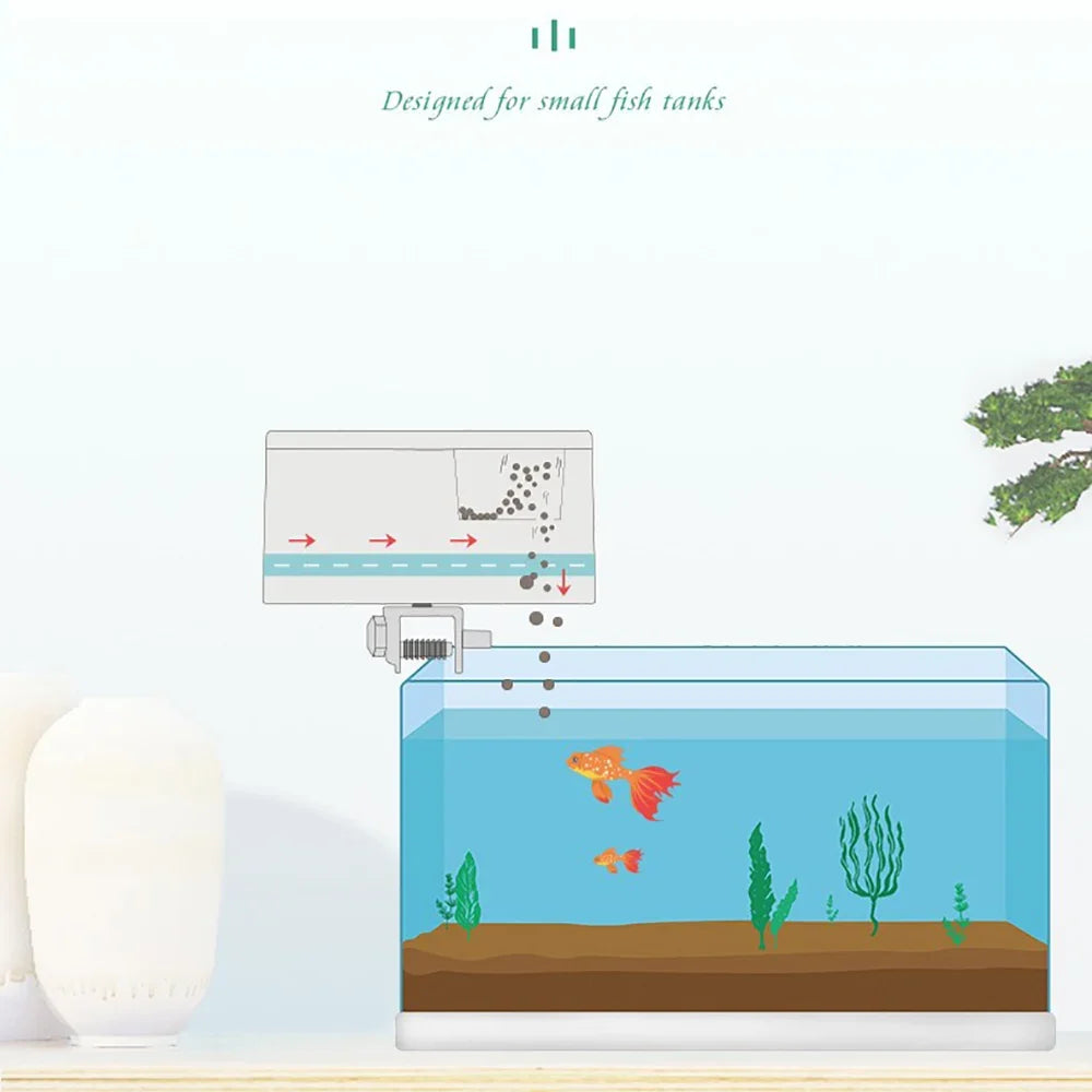 Intelligent Timed & Quantitative Automatic Fish Feeder — Ornamental Fish Food Dispenser