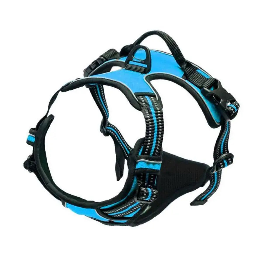 No-Pull Dog Harness with Front Clip & Handle | Heavy Duty Reflective Vest for Easy Walking