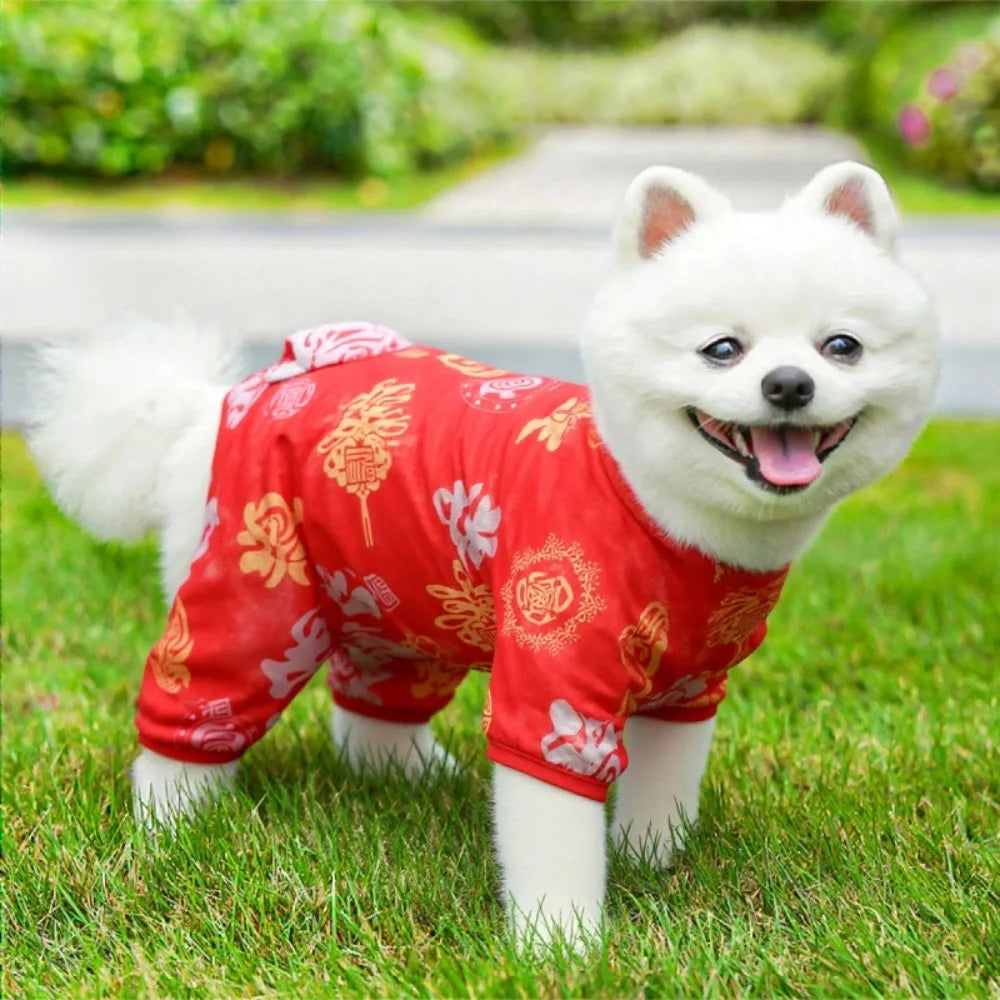 Breathable Mesh Cooling Jumpsuit for Small & Medium Dogs & Cats