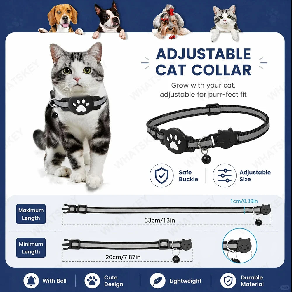 Google Find My Device Pet Collar Tracker for Cats & Dogs — Android Compatible