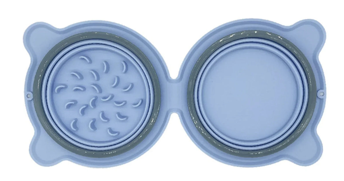 Foldable Silicone Travel Bowl for Dogs & Cats