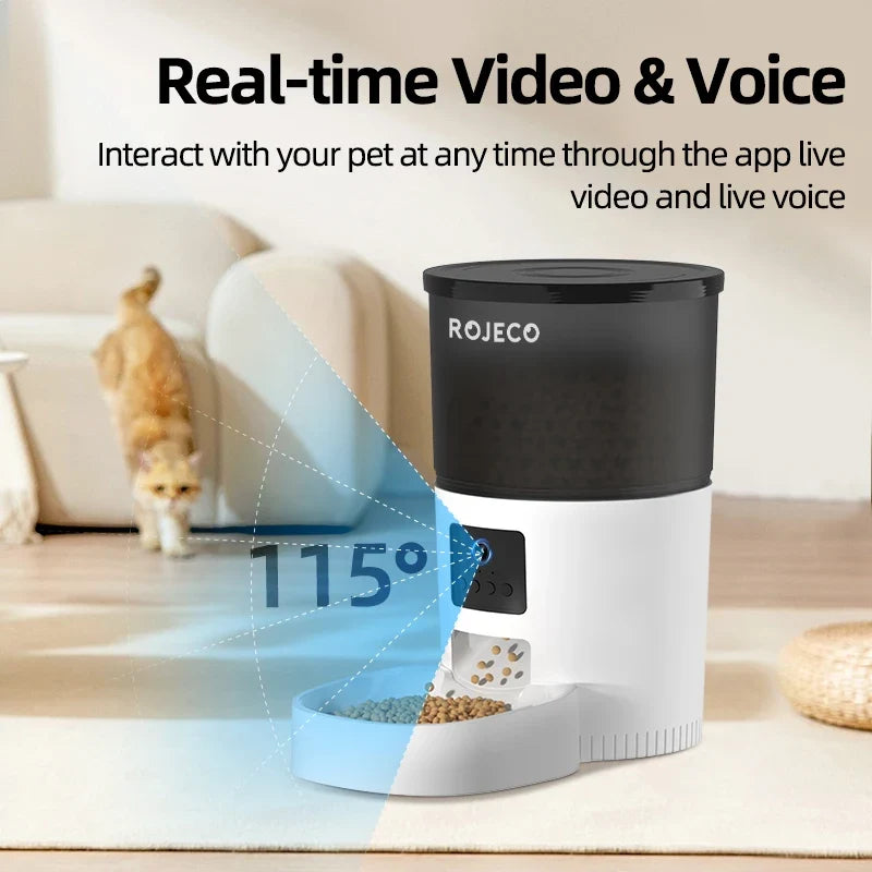 3L Smart Automatic Pet Feeder with HD Camera & WiFi