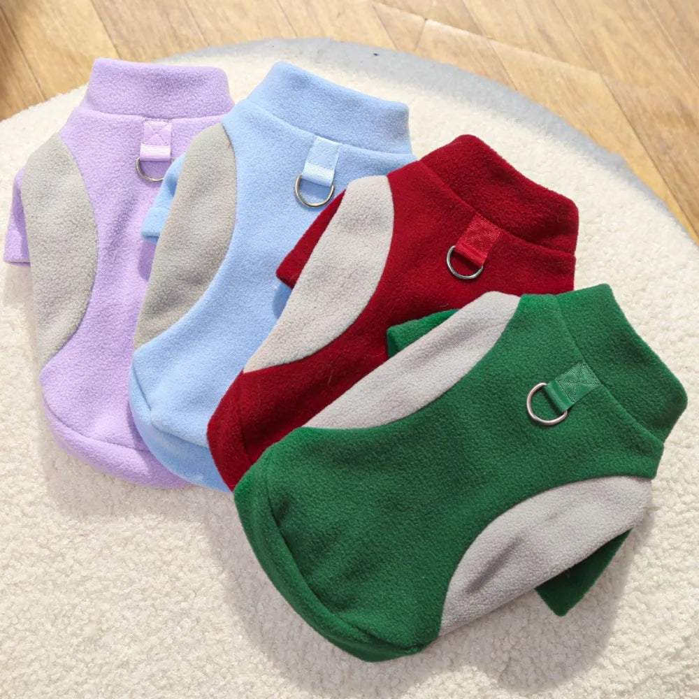 Soft Fleece Dog Hoodie & Warm Winter Coat
