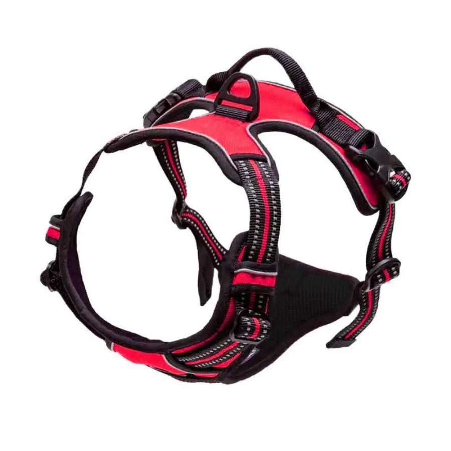 No-Pull Dog Harness with Front Clip & Handle | Heavy Duty Reflective Vest for Easy Walking