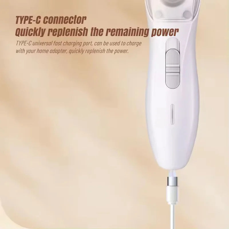 2-in-1 Pet Hair Clipper with Built-In Vacuum — Professional Grooming Trimmer for Dogs & Cats