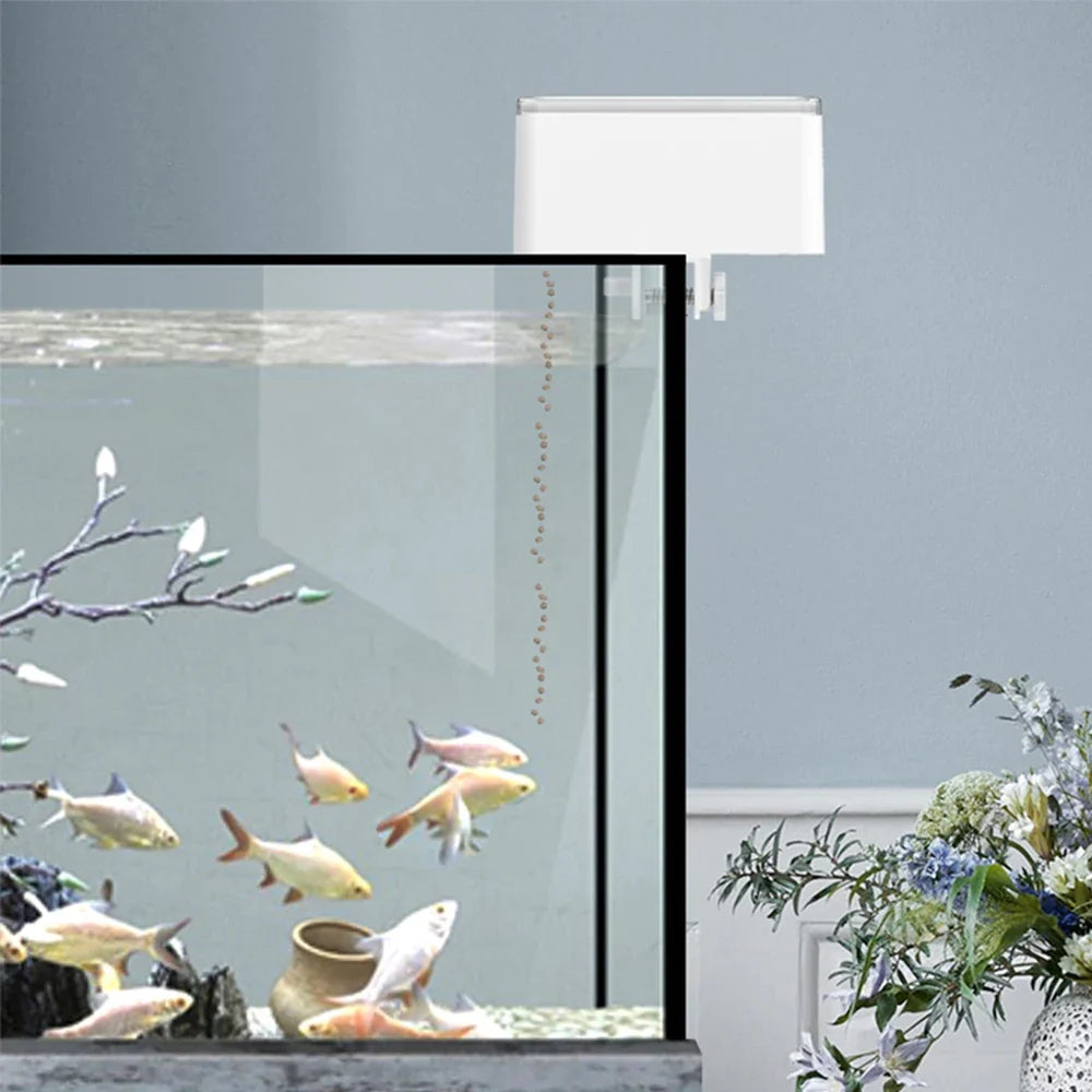 Intelligent Timed & Quantitative Automatic Fish Feeder — Ornamental Fish Food Dispenser