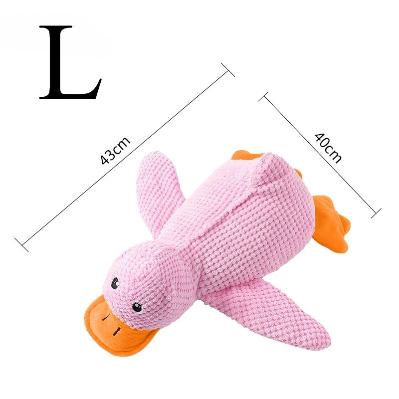 Plush Duck Dog Toy with Sound