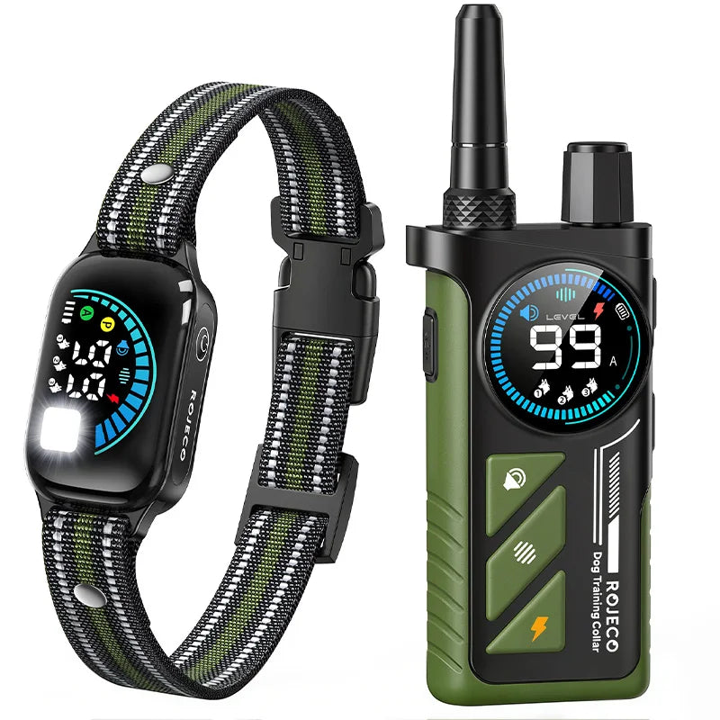 1000m Remote Dog Training Collar with Vibration & Bark Control