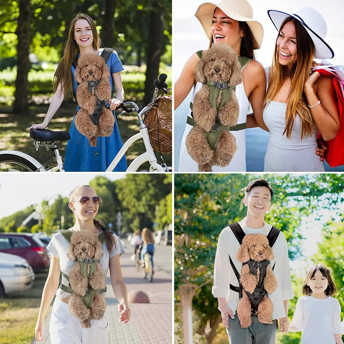 Front-Facing Pet Carrier Backpack for Dogs & Cats
