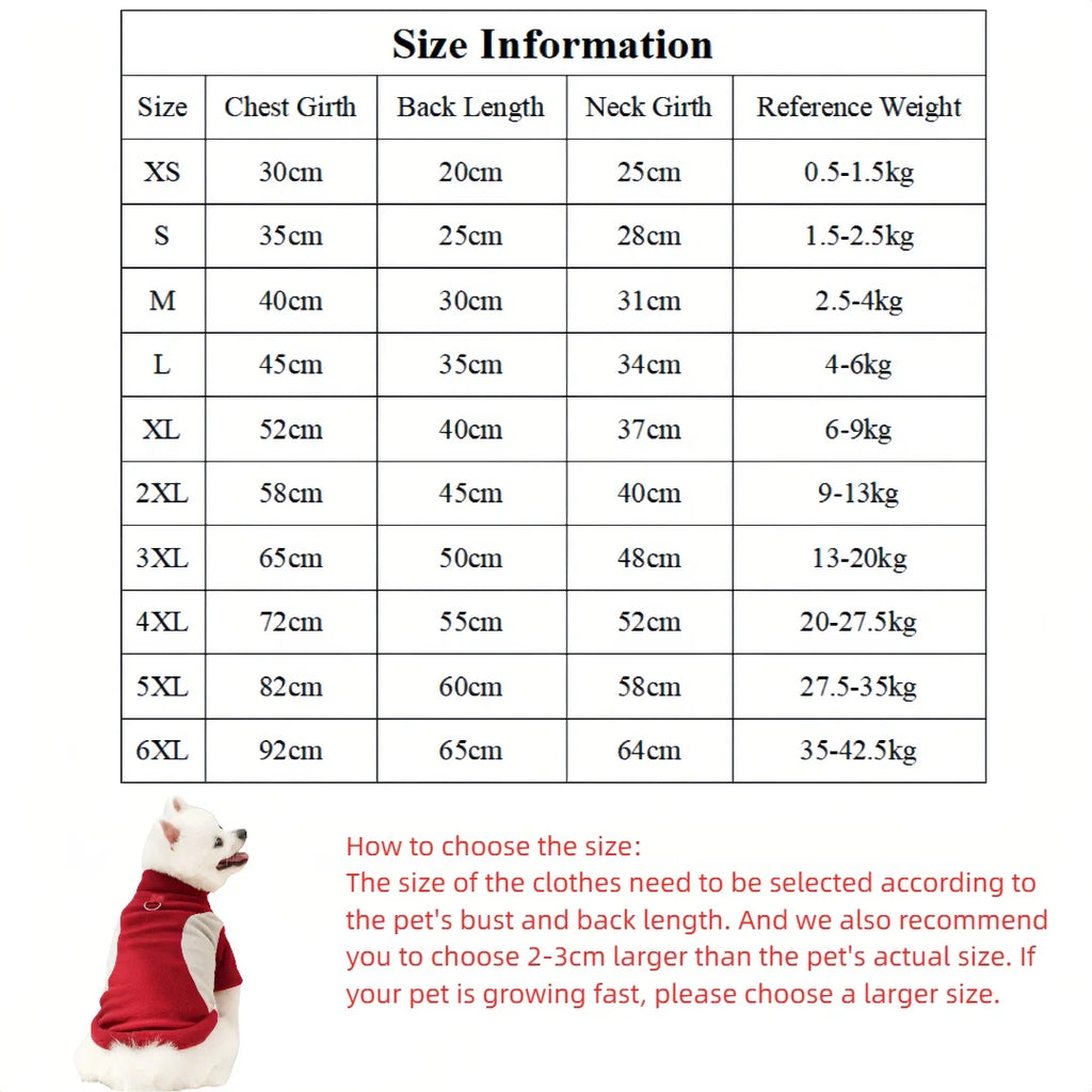 Soft Fleece Dog Hoodie & Warm Winter Coat