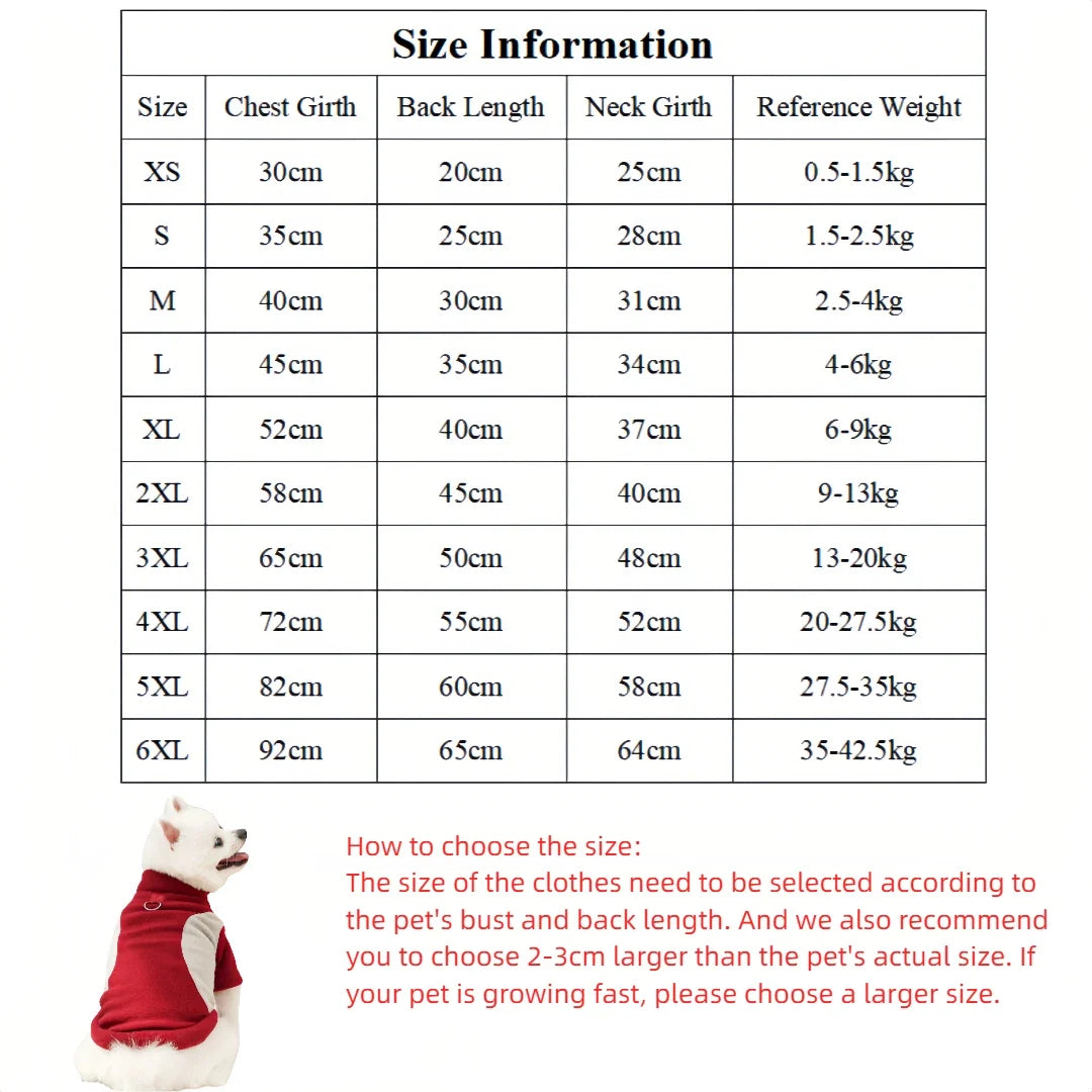 Soft Fleece Dog Hoodie & Warm Winter Coat