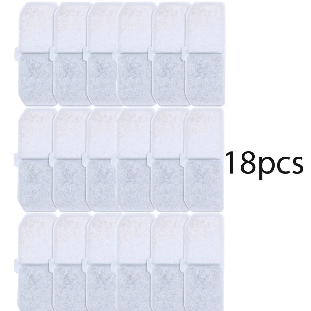 Pet Water Fountain Replacement Filter Chips — 12pc / 24pc