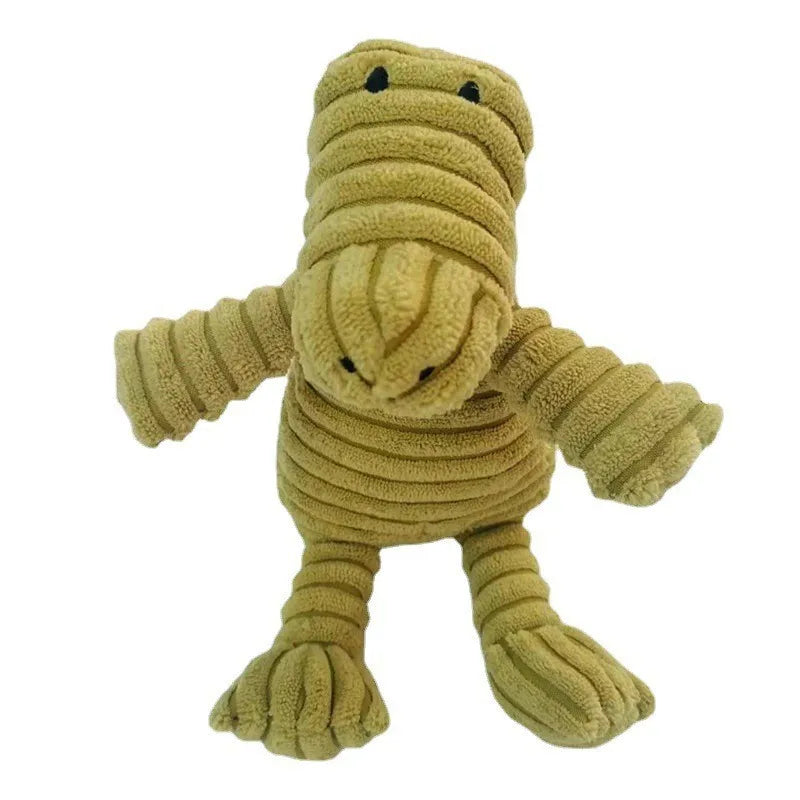 Donkey Shape Squeaky Plush Chew Toy for Dogs and Puppies