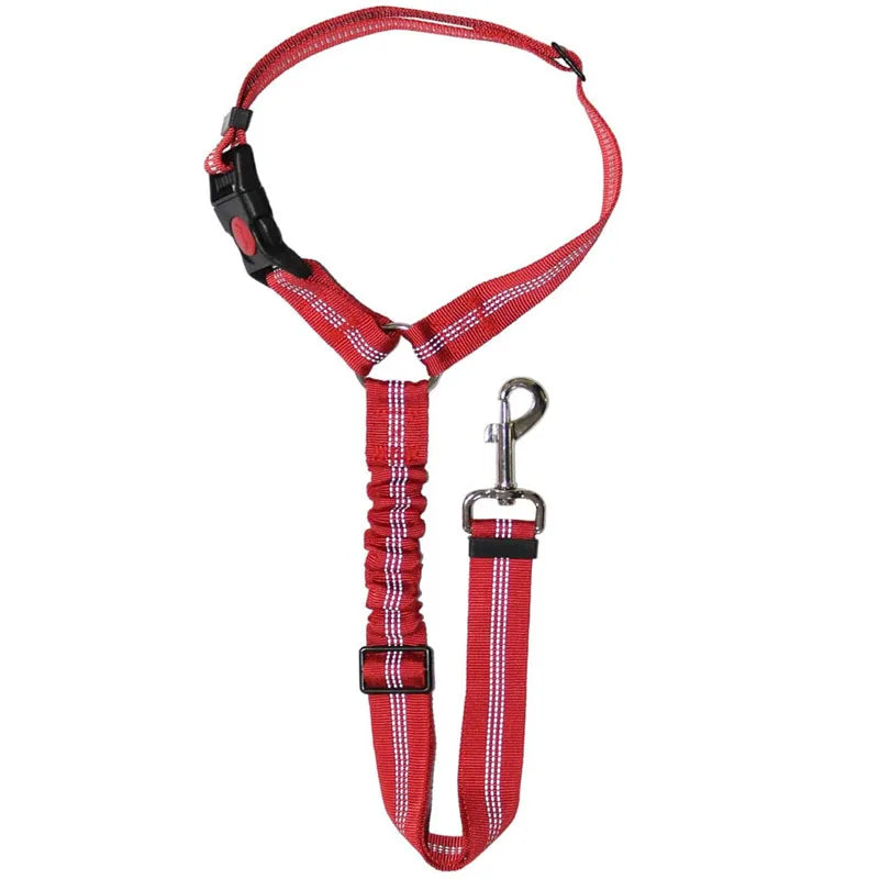 Reflective Dog Car Seat Belt and Walking Leash for Small Dogs