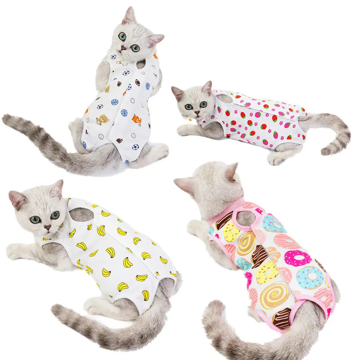 Post-Surgery Recovery Jumpsuit for Cats & Small Dogs