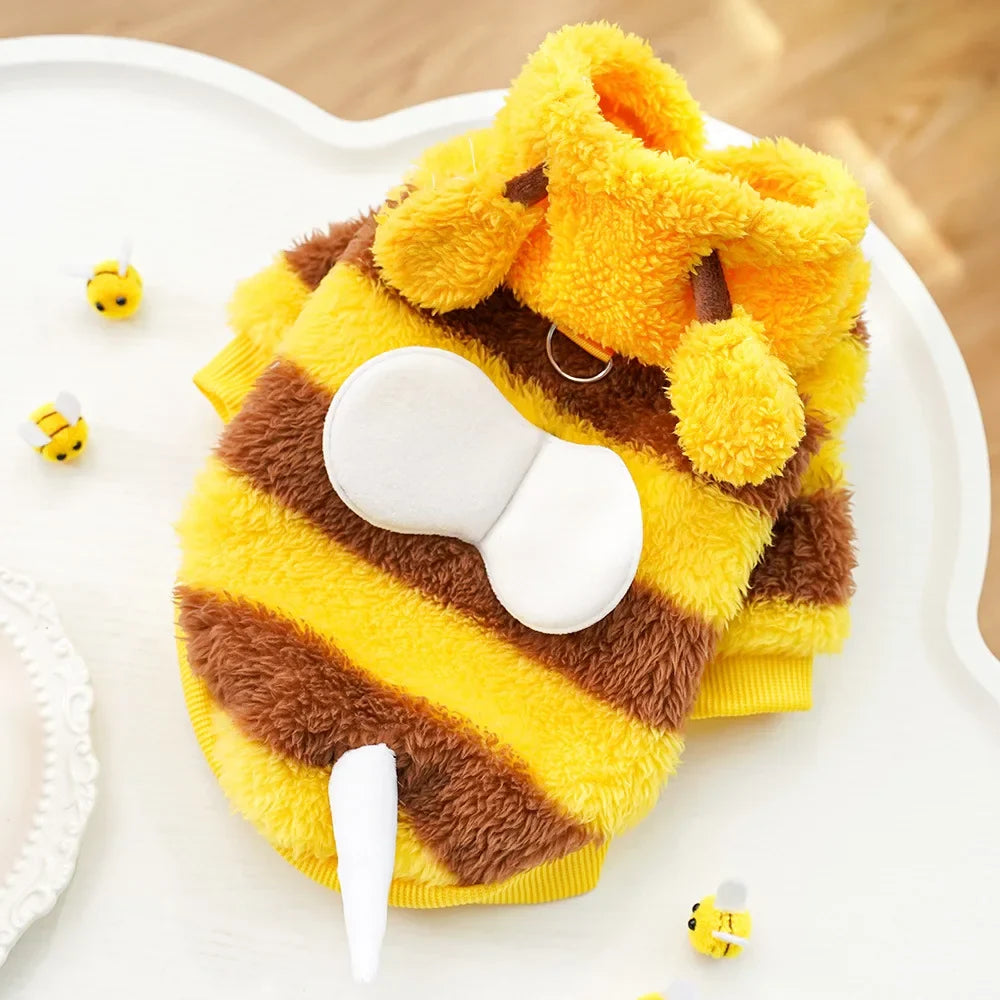 Bee Cosplay Hoodie & Warm Jacket for Small & Medium Dogs