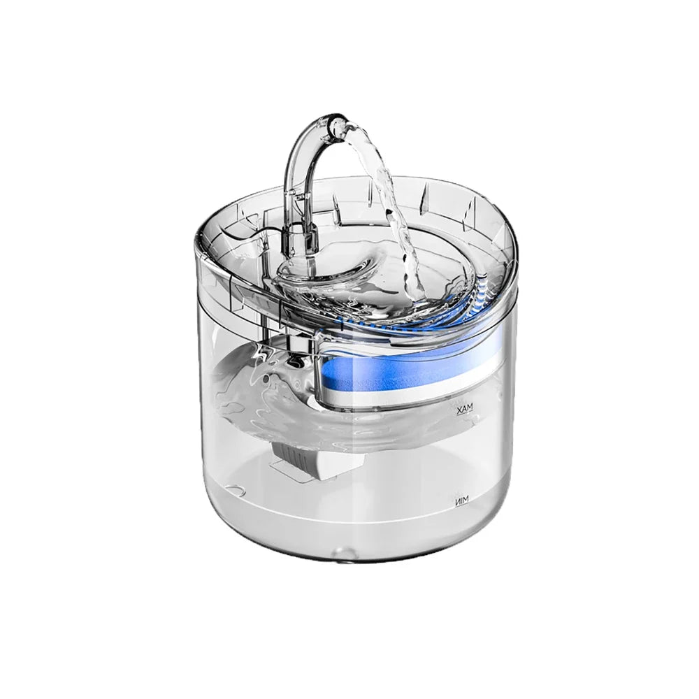 2L Motion-Sensor Pet Water Fountain with Activated Carbon Filter — USB Powered