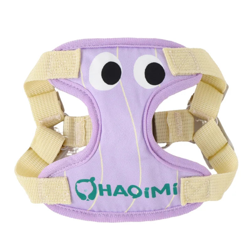 Breathable Reflective Dog Harness & Leash Set for Small Dogs