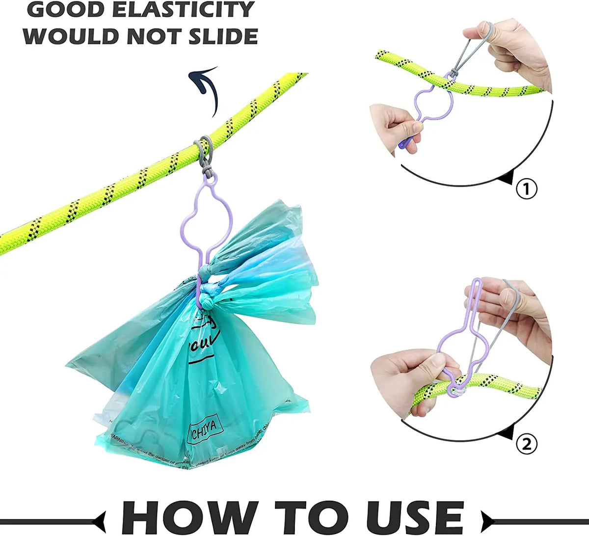 Hands-Free Leash Poop Bag Dispenser