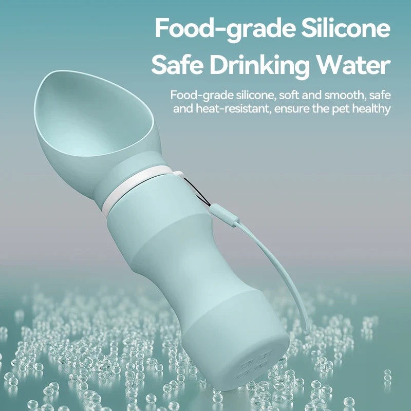 Portable Pet Water Bottle - Leakproof Travel Drinking Bowl