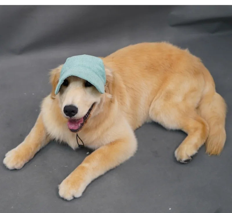 Pet Baseball Cap with Ear Holes | Adjustable Summer Sport Hat for Dogs & Cats