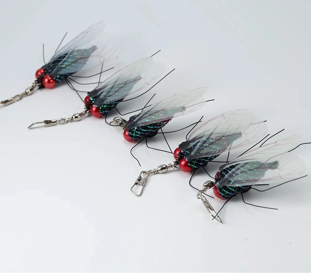 Cicada Bell Cat Teaser Wand Replacement Heads – 5 Pack