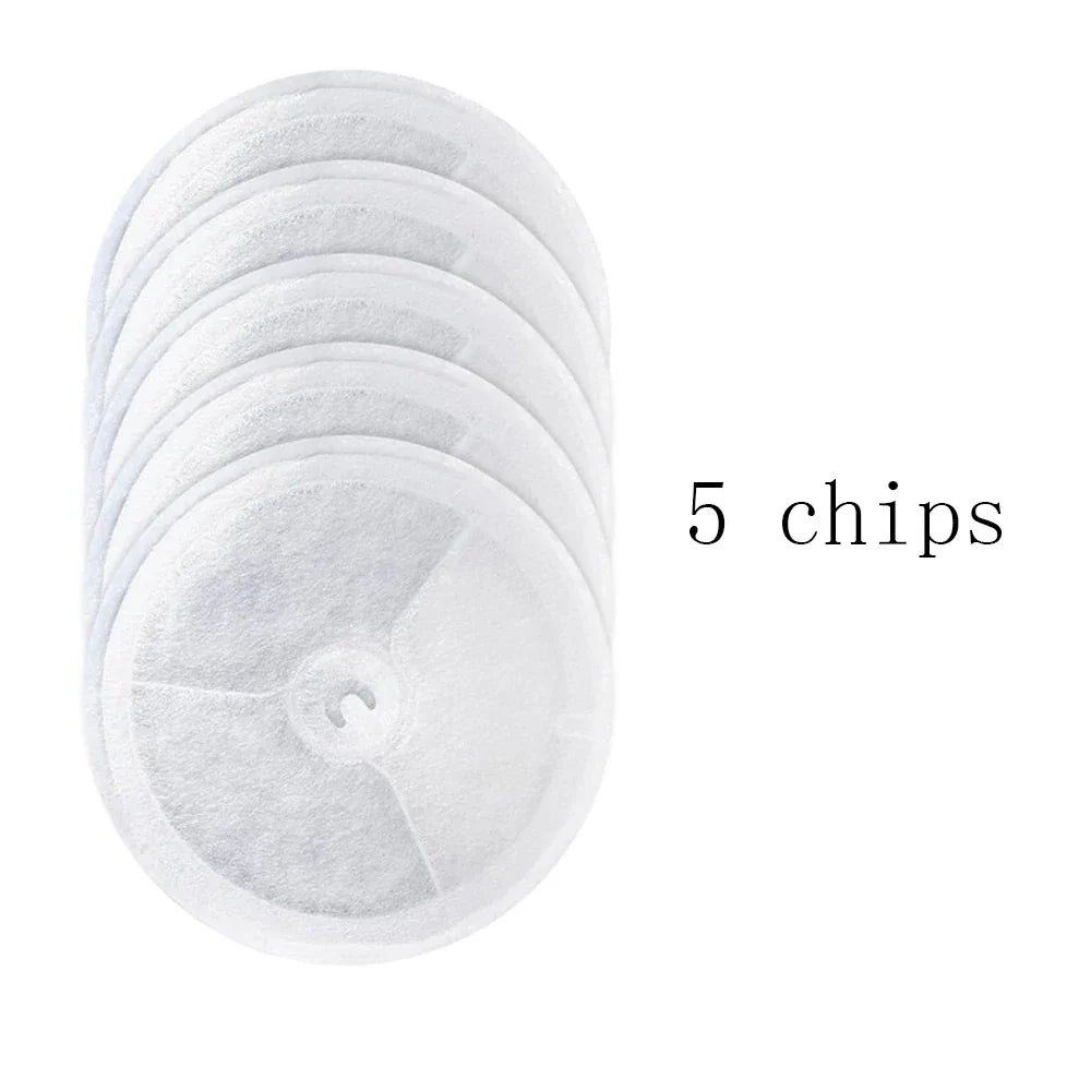 Activated Carbon Replacement Filter Chip Kit for Cat Water Dispensers — 5pc / 10pc